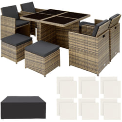 TecTake 403757 ensemble de meubles de jardin Marron