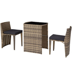 TecTake 403769 ensemble de meubles de jardin Marron