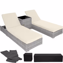 TecTake 403770, Gris, Aluminium, Polyester