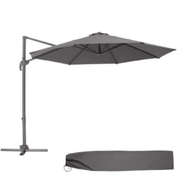 TecTake 403789 parasol de terrasse Gris