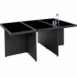 TecTake 403819, Noir, 10 siège(s), Adultes et enfants, Garçon/Fille