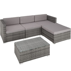 TecTake 403827 canapé 4 siège(s) Gris