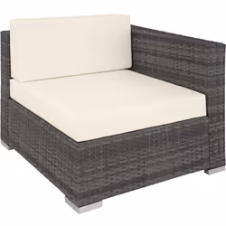 TecTake 403832 canapé 5 siège(s) Gris