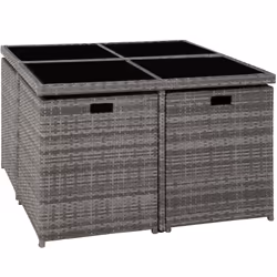 TecTake 403846 ensemble de meubles de jardin Gris - Vue supplémentaire 11