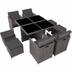 TecTake 403846 ensemble de meubles de jardin Gris - Vue supplémentaire 8