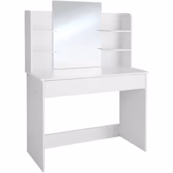 Description générale La coiffeuse CAMILLE est le meuble idéal pour toutes vos routines de beauté. Avec son grand miroir et se ...