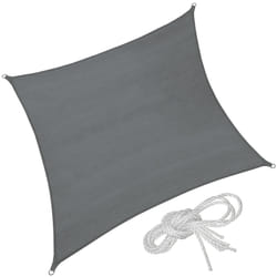 TecTake 403888 Voile d'ombrage Gris