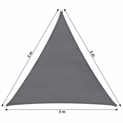 TecTake 403889 Voile d'ombrage Gris - Vue supplémentaire 4