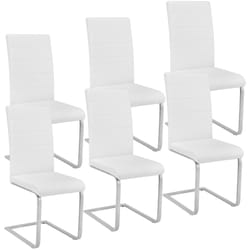 TecTake 403896 Ensemble de meubles de salle à manger Blanc