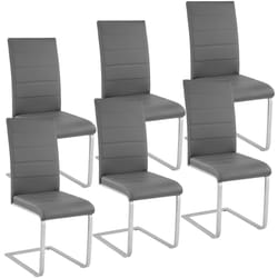 TecTake 403897 Ensemble de meubles de salle à manger Gris