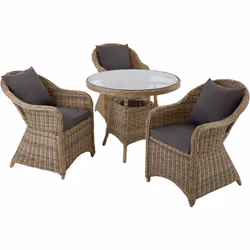 TecTake 403947, Marron, 3 siège(s), Adultes et enfants, Garçon/Fille