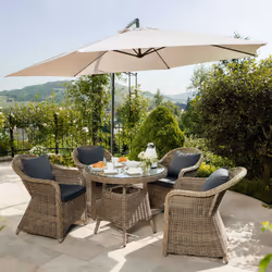 TecTake 403947 ensemble de meubles de jardin Marron
