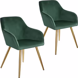 TecTake 404002, Vert, Or, 2 siège(s)