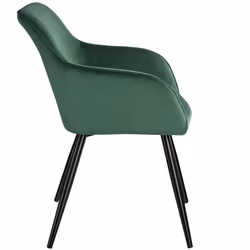 TecTake 404027 Ensemble de meubles de salle à manger Noir, Vert