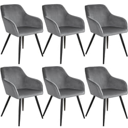 TecTake 404036 Ensemble de meubles de salle à manger Gris
