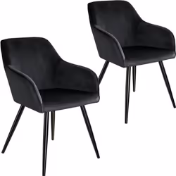 TecTake 404050, Noir, 2 siège(s)