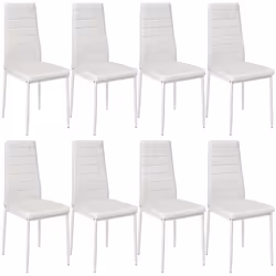 TecTake 404120, Blanc, 8 siège(s)