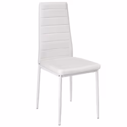 TecTake 404120 Ensemble de meubles de salle à manger Blanc