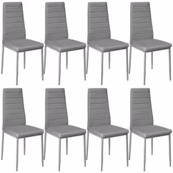 TecTake 404121 Ensemble de meubles de salle à manger Gris