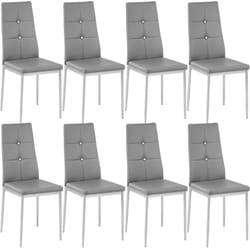 TecTake 404124 Ensemble de meubles de salle à manger Gris