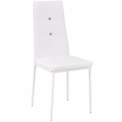 TecTake 404125 Ensemble de meubles de salle à manger Blanc
