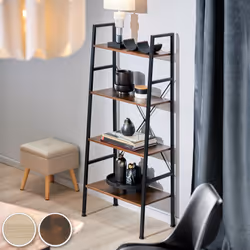 TecTake 404146 étagères Acier, Panneaux MDF Bois