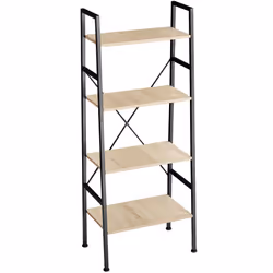 TecTake 404147, Acier, Panneaux MDF, Bois