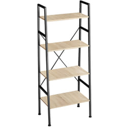 TecTake 404147 étagères Acier, Panneaux MDF Bois