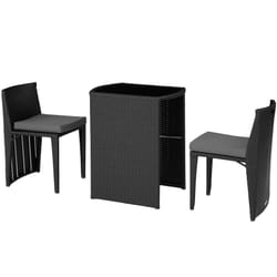 TecTake 404208 ensemble de meubles de jardin Noir