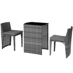 TecTake 404210 ensemble de meubles de jardin Gris