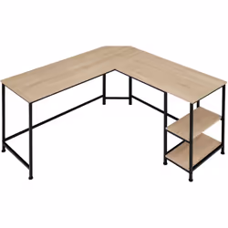 Description générale Le bureau rustique Hamilton de tectake apporte un style industriel à votre espace de travail à domicile. ...