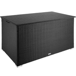 TecTake 404243 Boîte de rangement Aluminium Noir