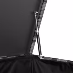 TecTake 404245 Boîte de rangement Aluminium Gris