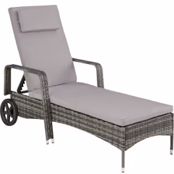 TecTake 404239, Gris, Polyester, Aluminium, 11,1 kg