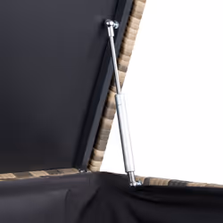 TecTake 404247 Boîte de rangement Aluminium Marron