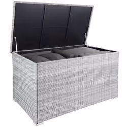 TecTake 404248 Boîte de rangement Aluminium Gris