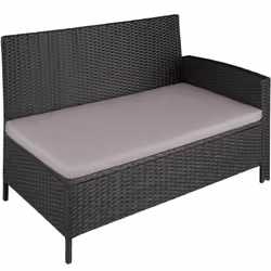 TecTake 404252 canapé Noir