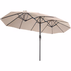 TecTake 404253 parasol de terrasse Beige