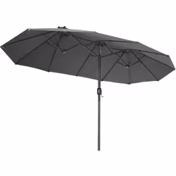TecTake 404256 parasol de terrasse Gris