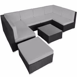 TecTake 404297, Noir, Gris