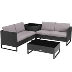 TecTake 404300 canapé Noir