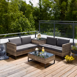 TecTake 404302 canapé Marron
