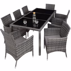 TecTake 404328 ensemble de meubles de jardin Gris - Vue supplémentaire 4