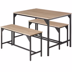 TecTake 404341, Bois, 4 siège(s)