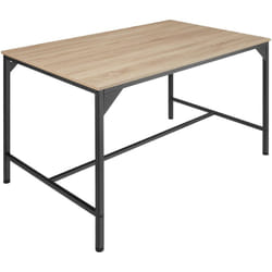 Tectake - Table de salle à manger industrielle Belfast 120x75x75cm -