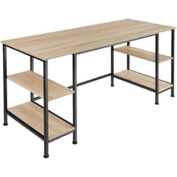 Tectake - Bureau informatique stoke 137x55x75cm -