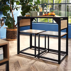 TecTake 404356 Ensemble de meubles de salle à manger Bois