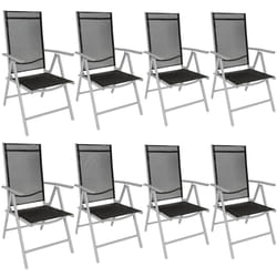 TecTake 404365 ensemble de meubles de jardin Noir, Gris