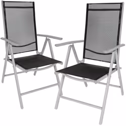 TecTake 404365 ensemble de meubles de jardin Noir, Gris