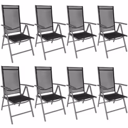TecTake 404367, Noir, Anthracite, 8 siège(s), Adultes et enfants, Garçon/Fille